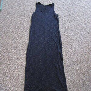 GAP Maxi Dress Blue Sleeveless Side Slit Size XS